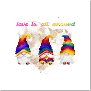 Love is all around Posters and Art